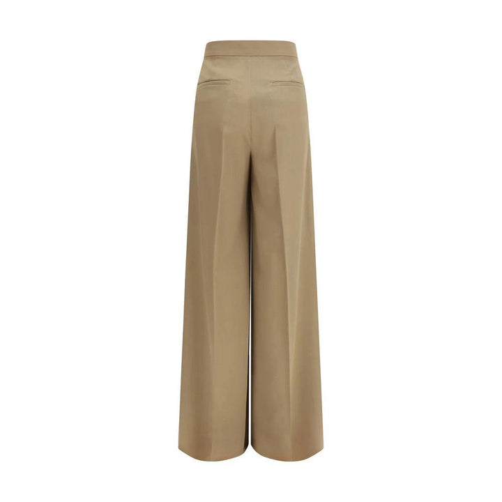 Max Mara Sample Sale Max Mara Beige Fleece Wool Casual Pants - | Designer outlet