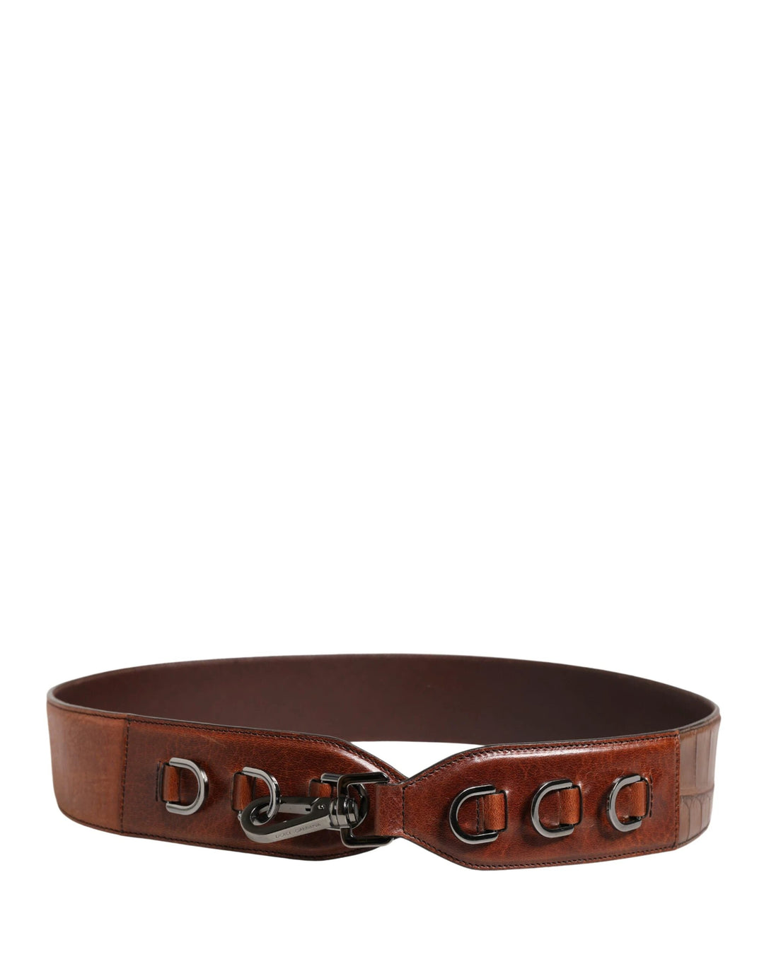 Dolce &amp; Gabbana Sample Sale Dolce &amp; Gabbana Brown Horse Velvet Leather Bag Accessory Shoulder Strap - | Designer outlet