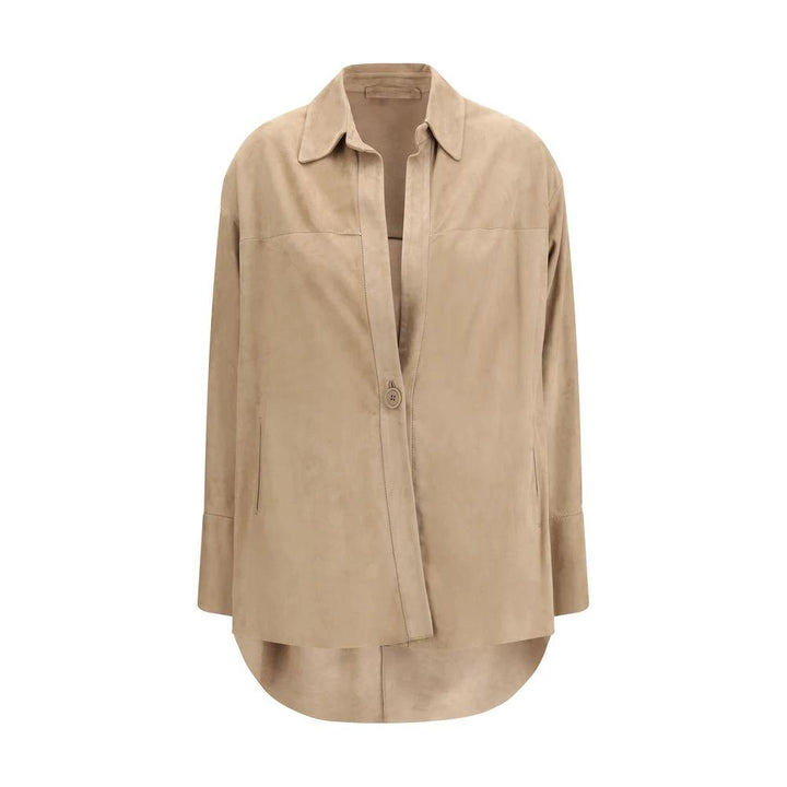 Salvatore Santoro Sample Sale Salvatore Santoro Beige Lamb Ovis Aries Aries Shirt - | Designer outlet