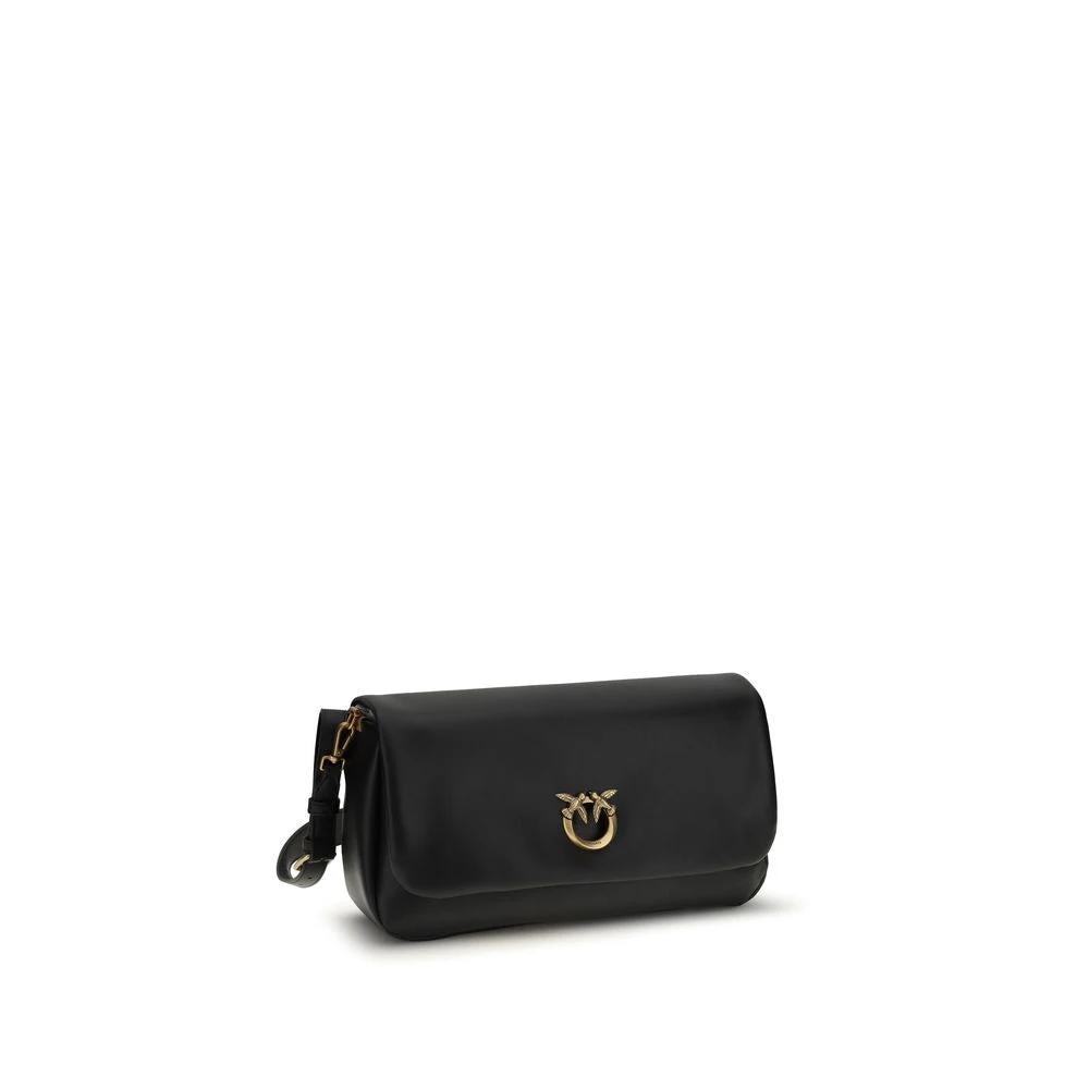 PINKO Sample Sale PINKO Black Calf Leather Bos Taurus Shoulder Bag - | Designer outlet