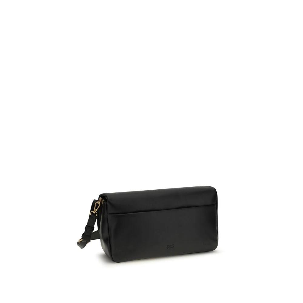 PINKO Sample Sale PINKO Black Calf Leather Bos Taurus Shoulder Bag - | Designer outlet