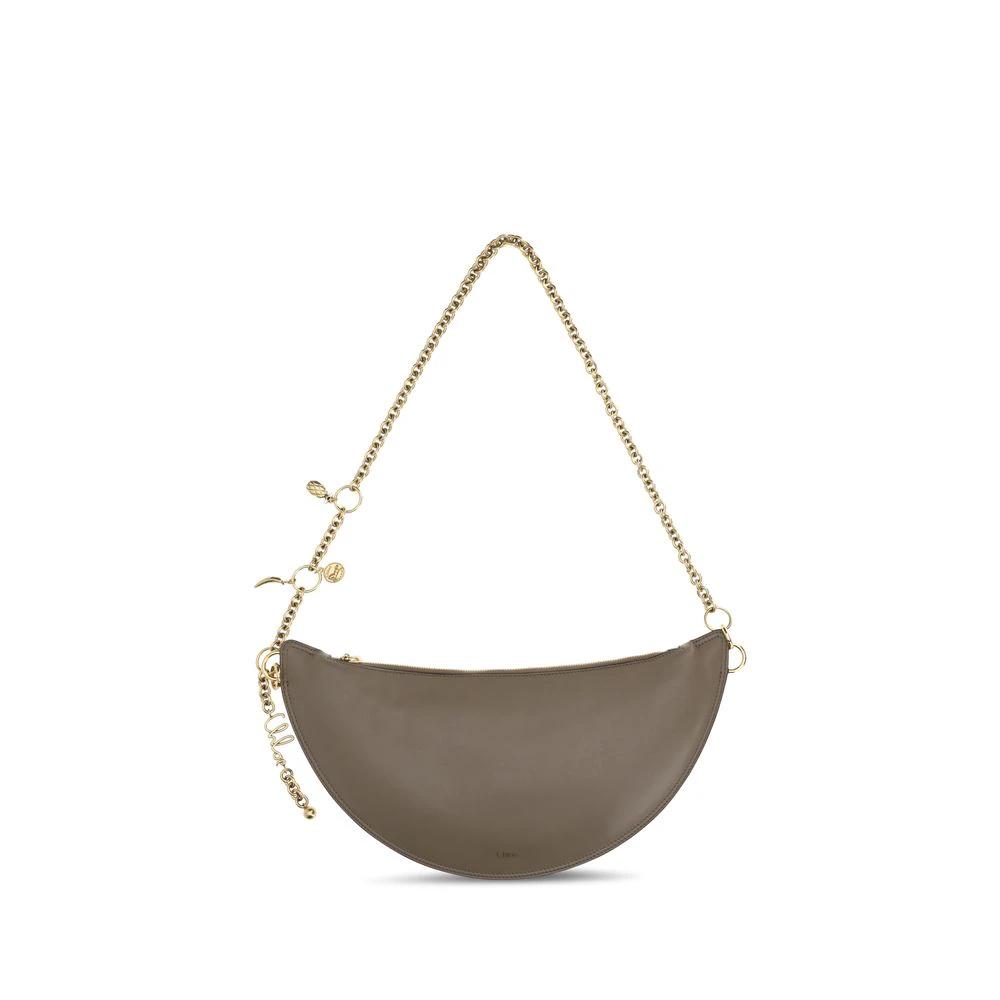 Chloé Sample Sale Chloé Gray Calf Leather Bos Taurus Shoulder Bag - | Designer outlet