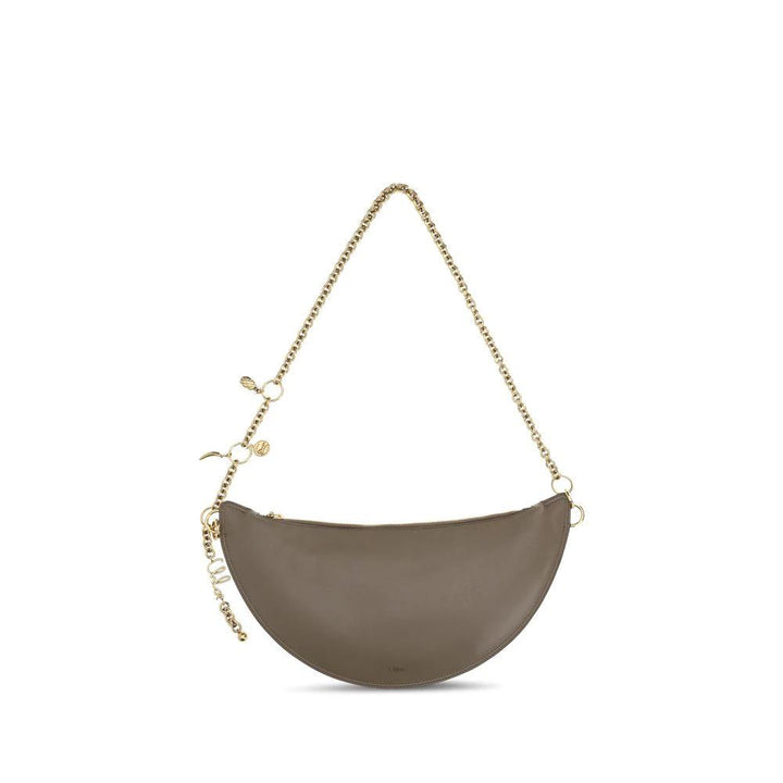 Chloé Sample Sale Chloé Gray Calf Leather Bos Taurus Shoulder Bag - | Designer outlet