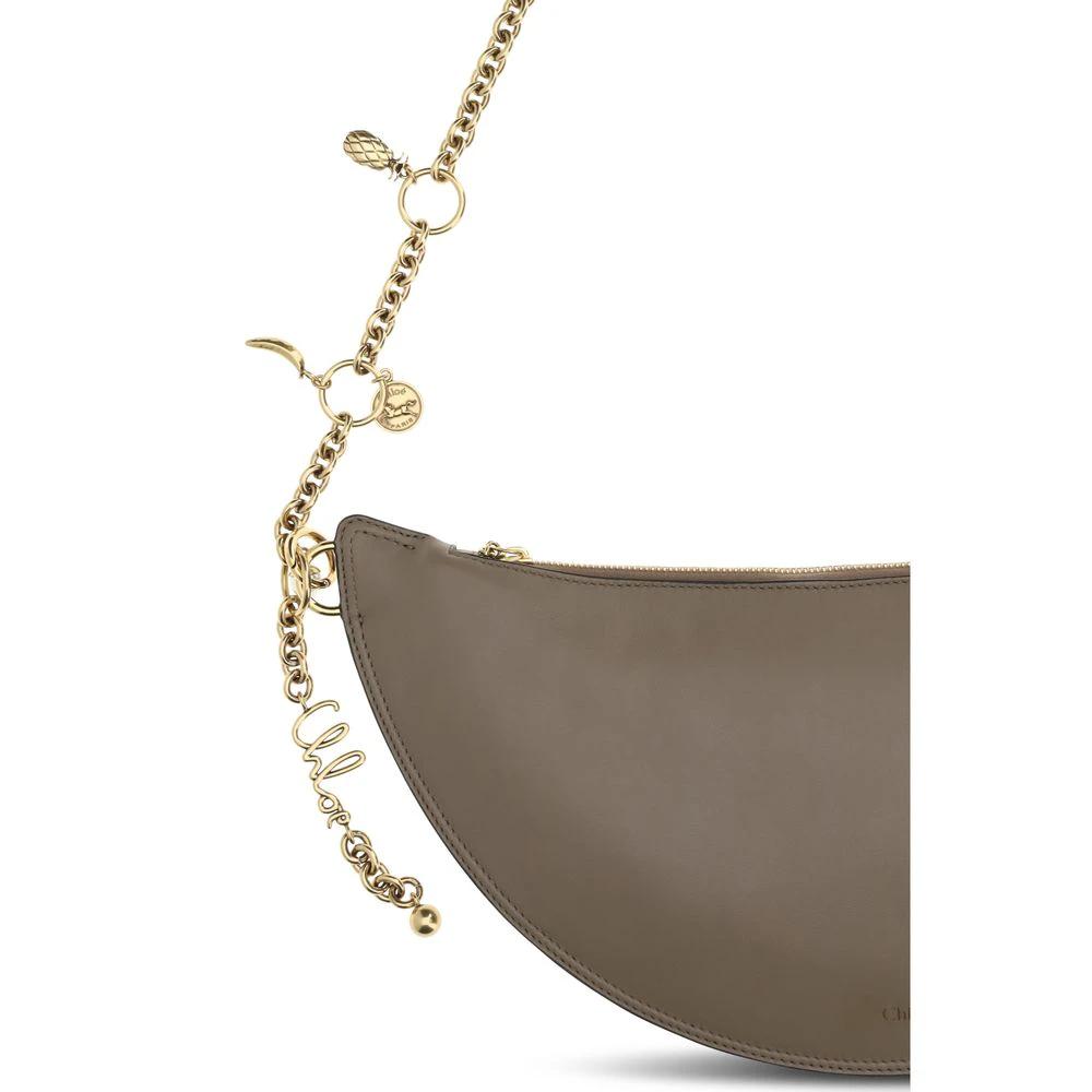 Chloé Sample Sale Chloé Gray Calf Leather Bos Taurus Shoulder Bag - | Designer outlet