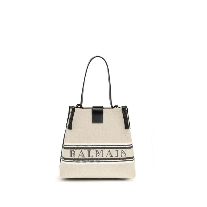 Balmain Sample Sale Balmain Beige Cotton Shoulder Bag - | Designer outlet