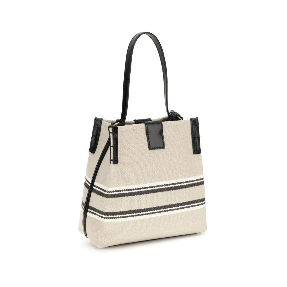 Balmain Sample Sale Balmain Beige Cotton Shoulder Bag - | Designer outlet