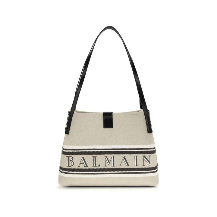 Balmain Sample Sale Balmain Beige Cotton Shoulder Bag - | Designer outlet