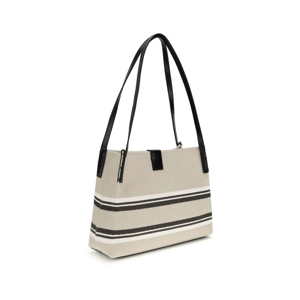 Balmain Sample Sale Balmain Beige Cotton Shoulder Bag - | Designer outlet