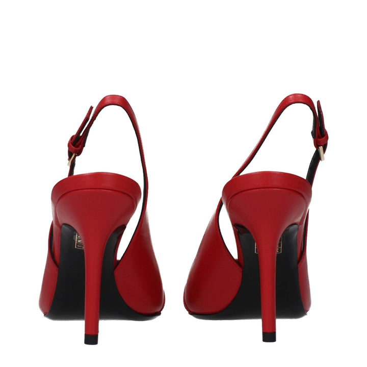 Versace Sample Sale Versace Red Leather High Heel Pumps - | Designer outlet