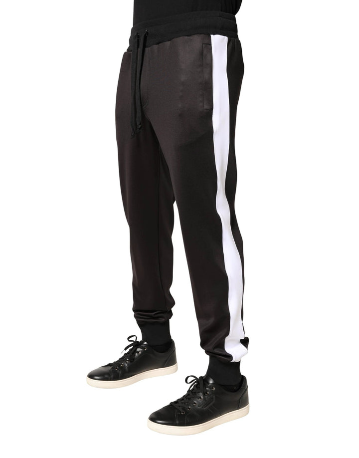 Dolce &amp; Gabbana Sample Sale Dolce &amp; Gabbana Brown Polyester Skinny Jogger Trouser Pants - | Designer outlet