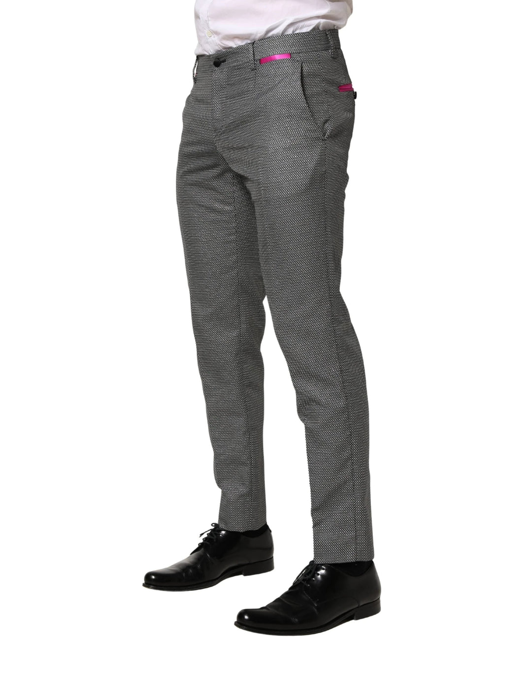 Dolce &amp; Gabbana Sample Sale Dolce &amp; Gabbana Gray Viscose Skinny Men Dress Trouser Pants - | Designer outlet