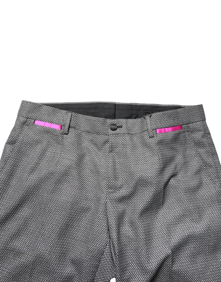 Dolce &amp; Gabbana Sample Sale Dolce &amp; Gabbana Gray Viscose Skinny Men Dress Trouser Pants - | Designer outlet