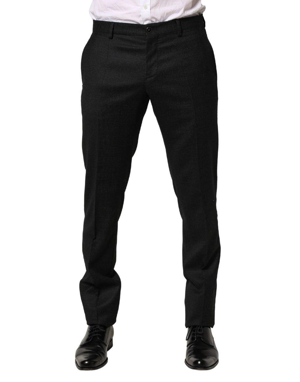Dolce & Gabbana Sample Sale Dolce & Gabbana Black Wool Skinny Men Dress Trouser Pants - | Designer outlet