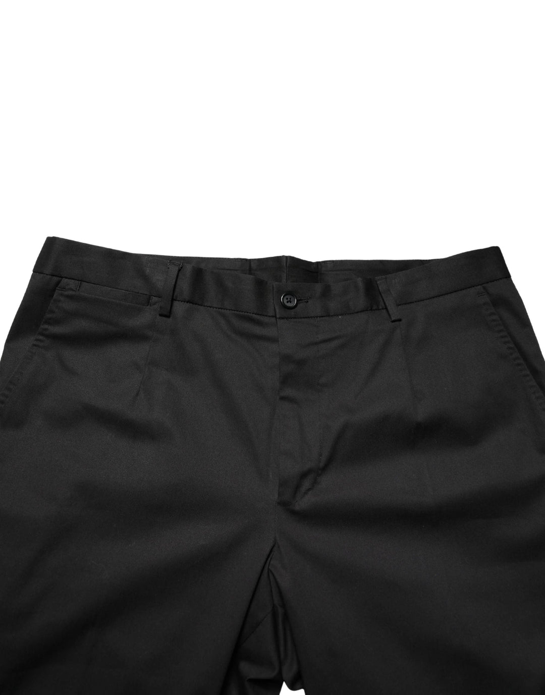Dolce &amp; Gabbana Sample Sale Dolce &amp; Gabbana Black Cotton Skinny Men Dress Trouser Pants - | Designer outlet