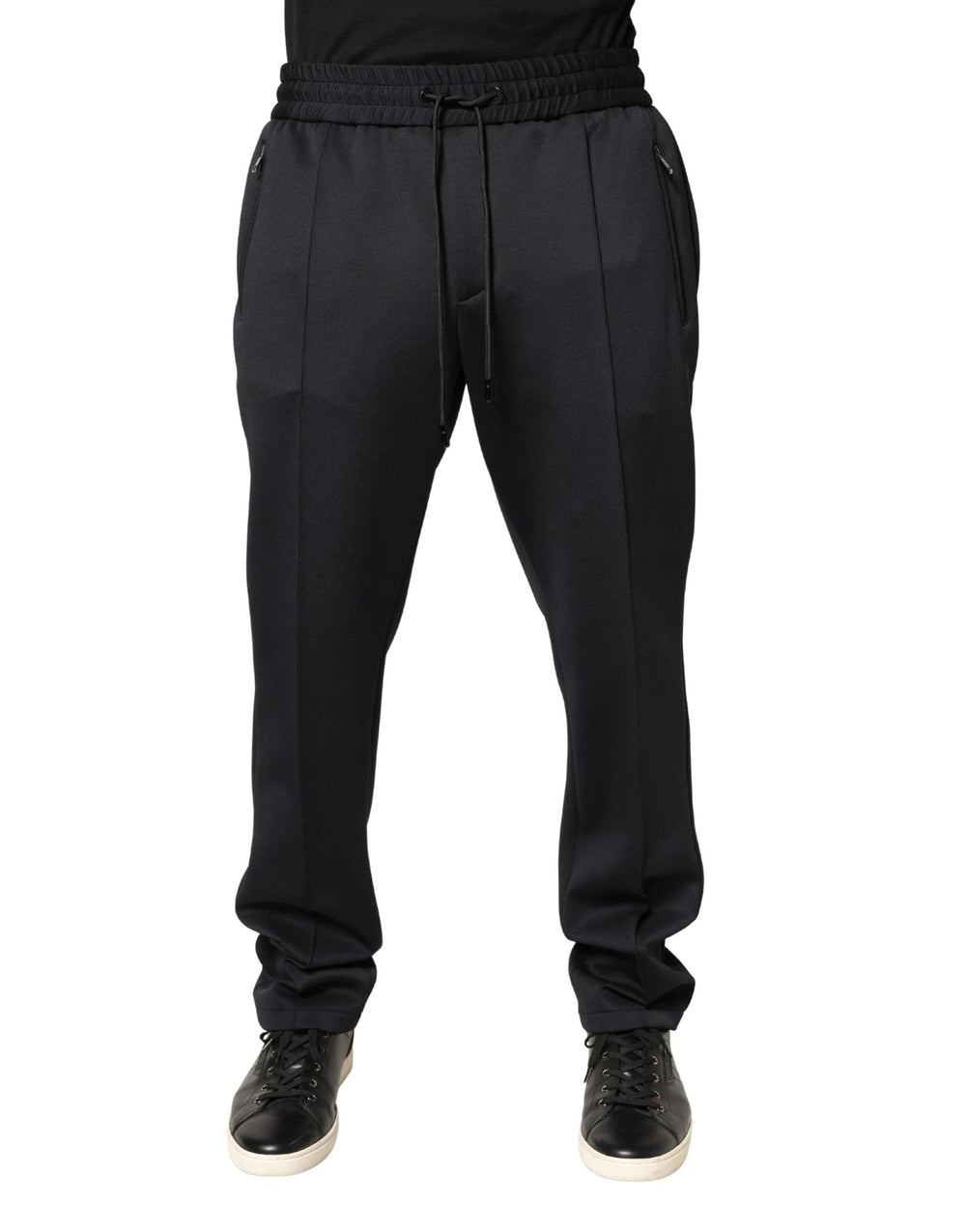 Dolce & Gabbana Sample Sale Dolce & Gabbana Black Polyester Skinny Jogger Trouser Pants - | Designer outlet