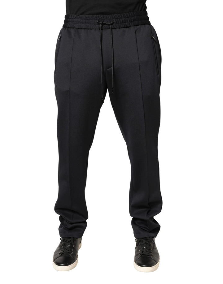 Dolce &amp; Gabbana Sample Sale Dolce &amp; Gabbana Black Polyester Skinny Jogger Trouser Pants - | Designer outlet