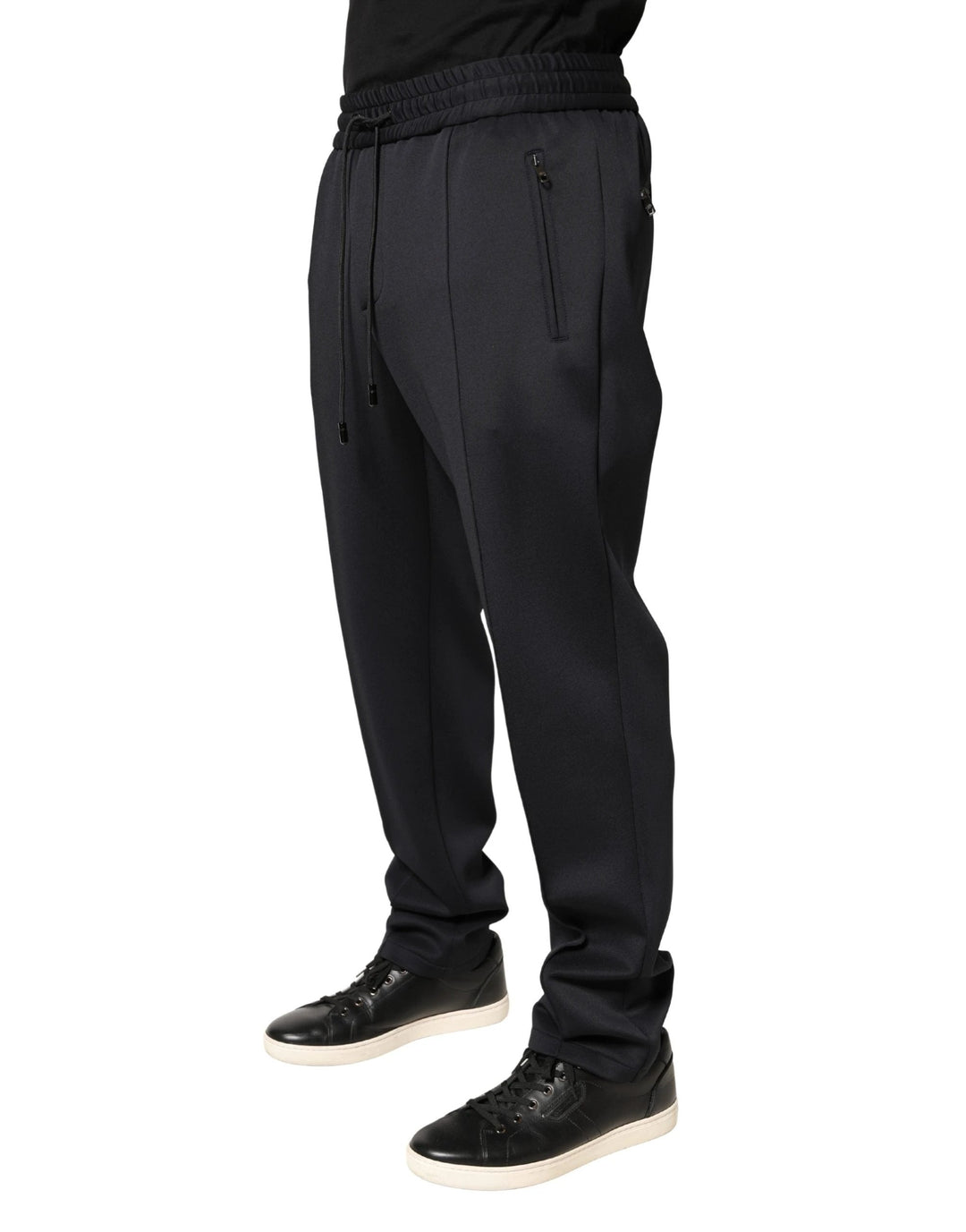 Dolce &amp; Gabbana Sample Sale Dolce &amp; Gabbana Black Polyester Skinny Jogger Trouser Pants - | Designer outlet