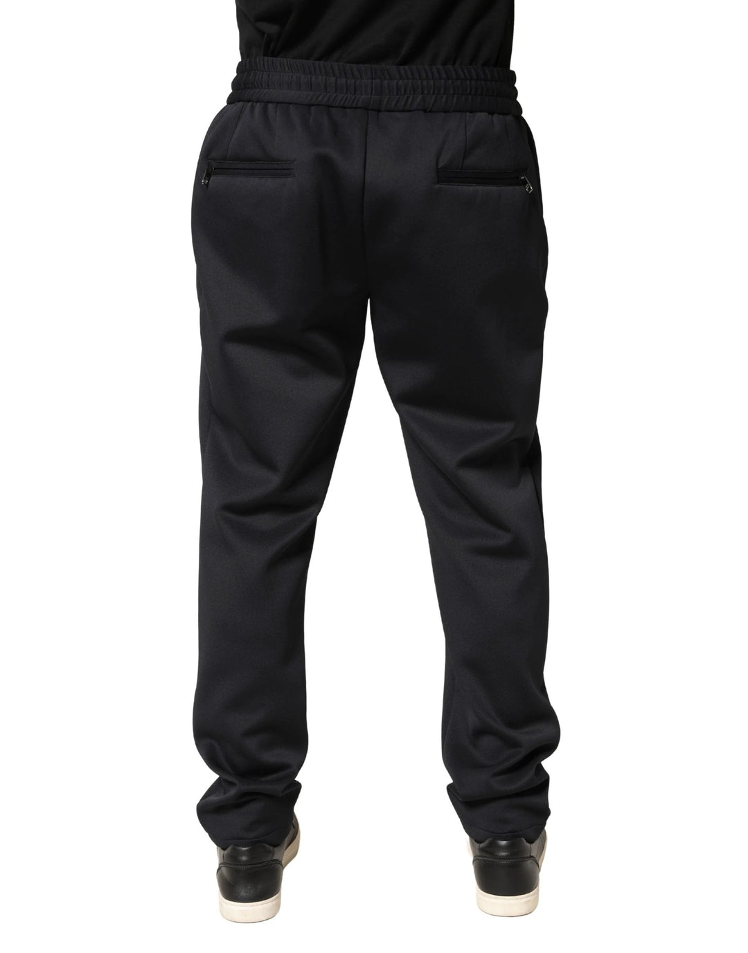 Dolce &amp; Gabbana Sample Sale Dolce &amp; Gabbana Black Polyester Skinny Jogger Trouser Pants - | Designer outlet
