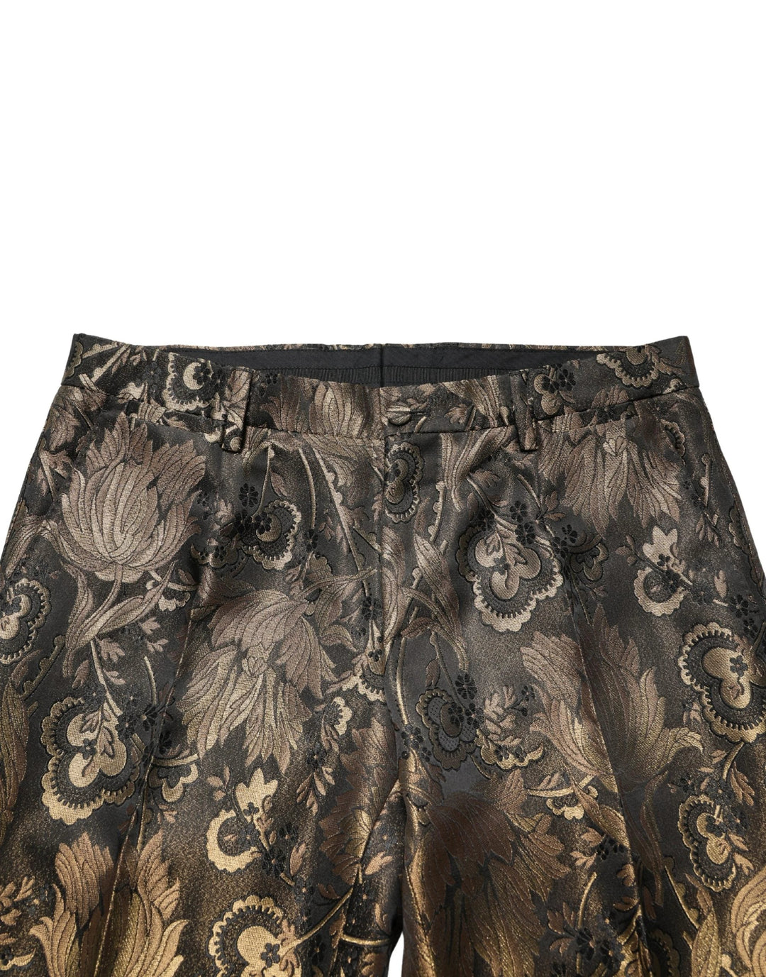 Dolce & Gabbana Sample Sale Dolce & Gabbana Gold Jacquard Dress Formal Men Trouser Pants - | Designer outlet