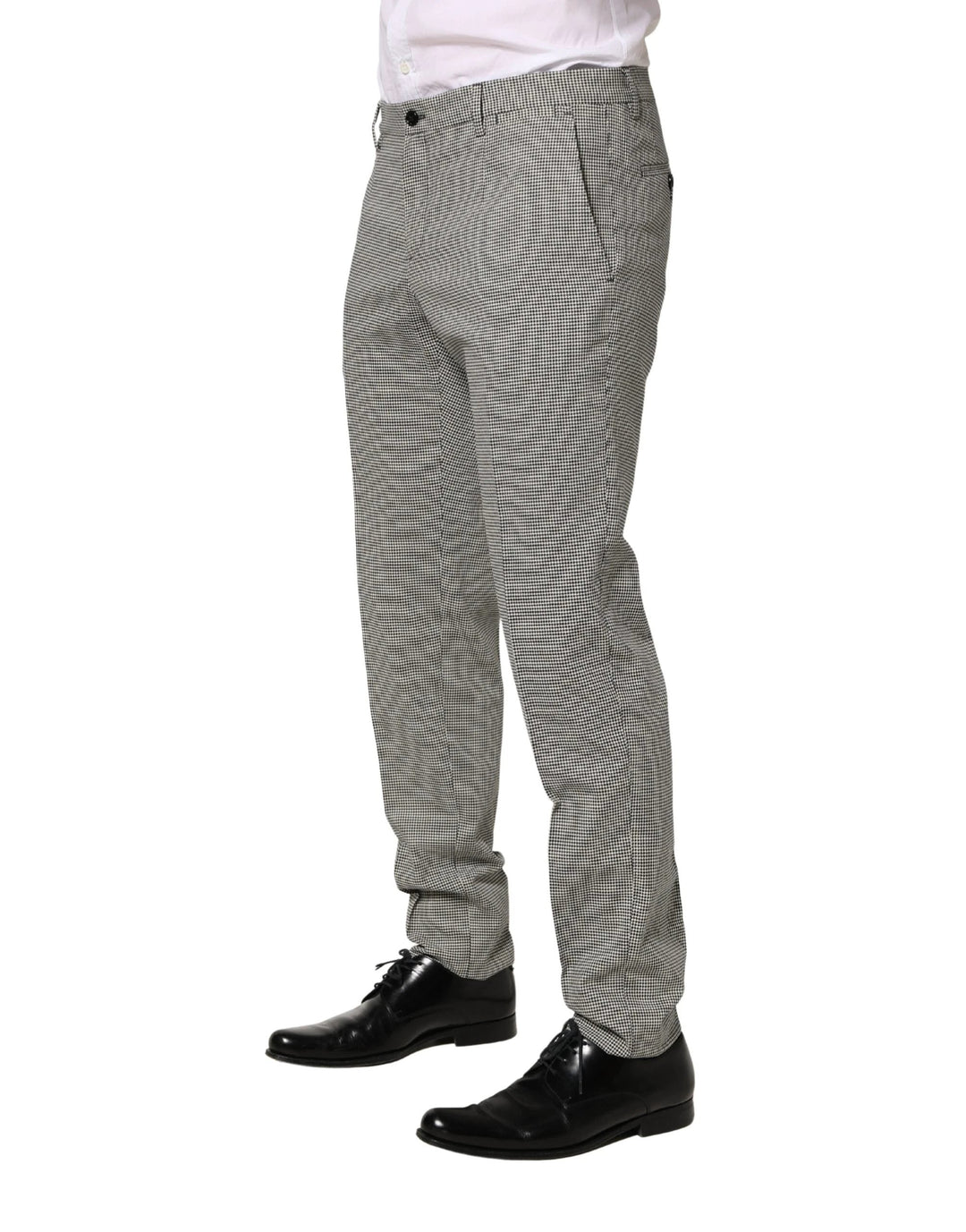 Dolce &amp; Gabbana Sample Sale Dolce &amp; Gabbana Gray Cotton Skinny Dress Formal Trouser Pants - | Designer outlet