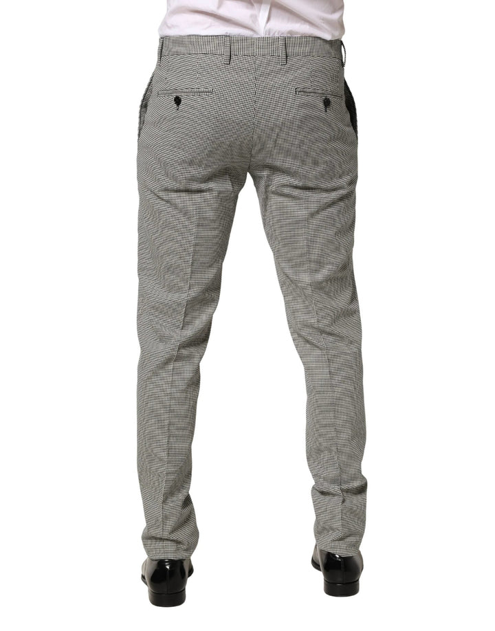 Dolce &amp; Gabbana Sample Sale Dolce &amp; Gabbana Gray Cotton Skinny Dress Formal Trouser Pants - | Designer outlet