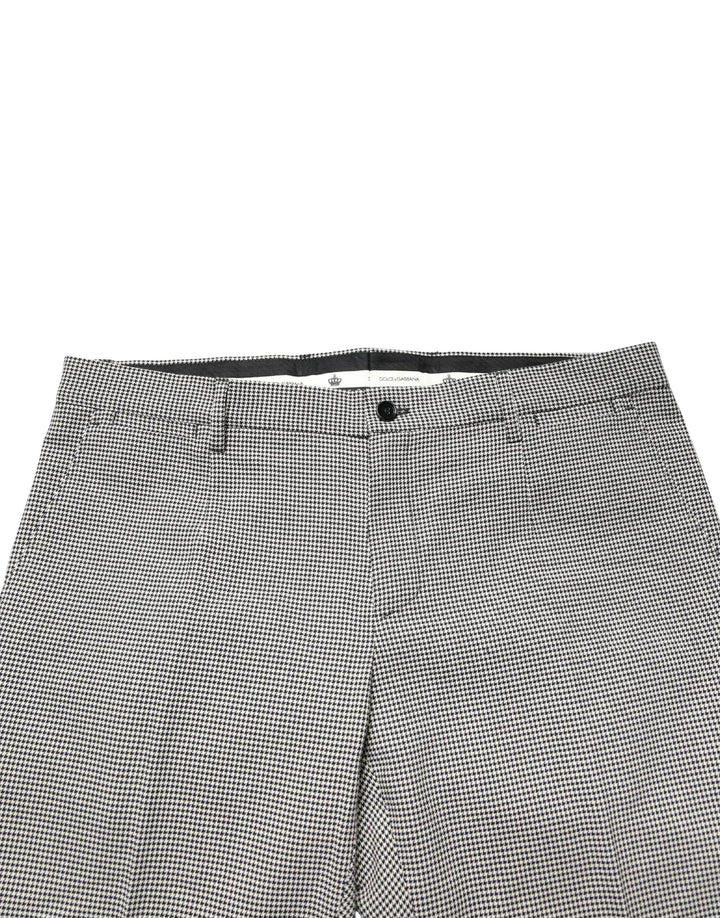 Dolce &amp; Gabbana Sample Sale Dolce &amp; Gabbana Gray Cotton Skinny Dress Formal Trouser Pants - | Designer outlet