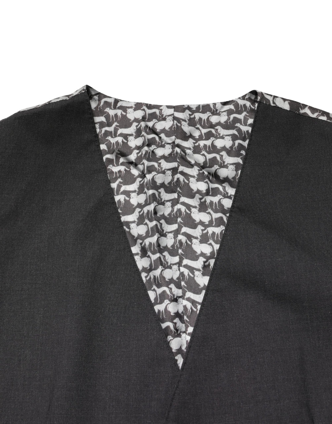 Dolce &amp; Gabbana Sample Sale Dolce &amp; Gabbana Black Wool Dress Men Formal Waistcoat Vest - | Designer outlet