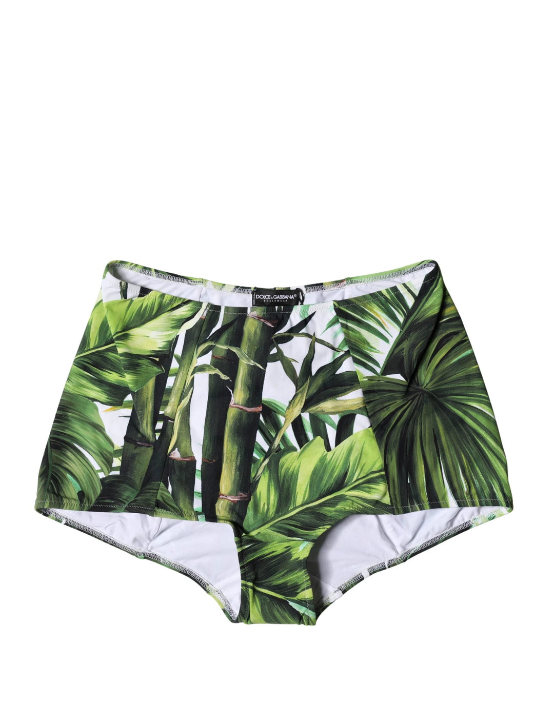 Dolce &amp; Gabbana Sample Sale Dolce &amp; Gabbana Green Leaf Print High-Waisted Girdle Underwear - | Designer outlet