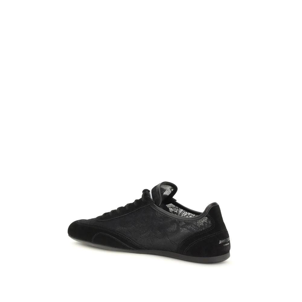 Jimmy Choo Sample Sale Jimmy Choo Black Calf Leather Bos Taurus Athletic Sneakers - | Designer outlet