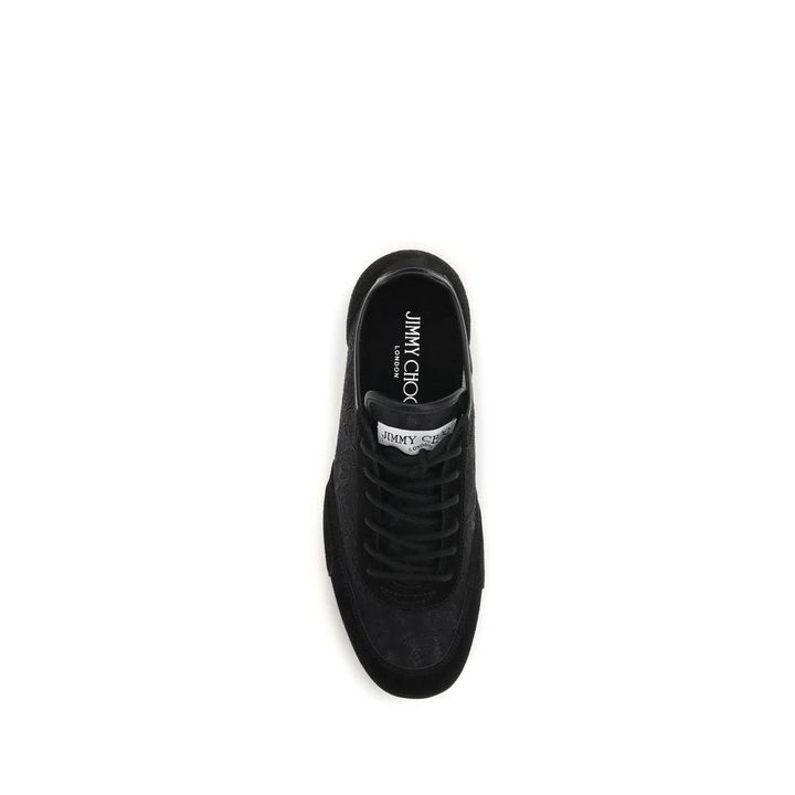Jimmy Choo Sample Sale Jimmy Choo Black Calf Leather Bos Taurus Athletic Sneakers - | Designer outlet