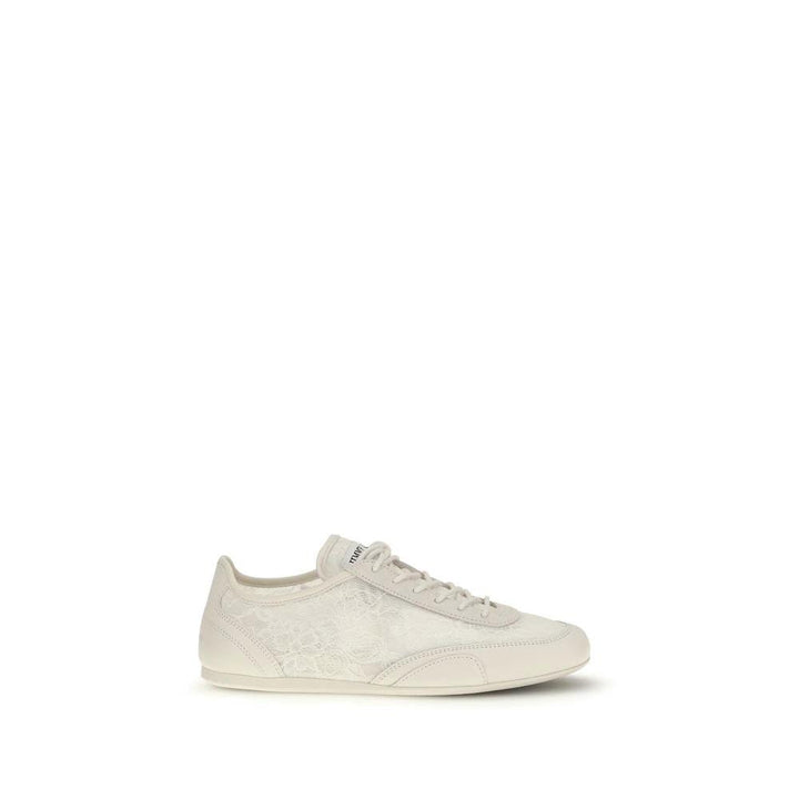 Jimmy Choo Sample Sale Jimmy Choo Beige Calf Leather Bos Taurus Athletic Sneakers - | Designer outlet