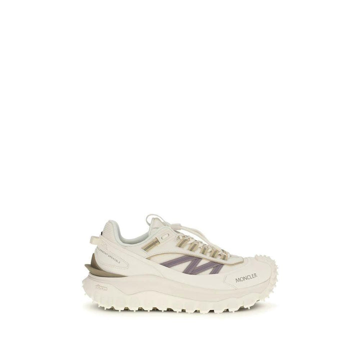 Moncler Sample Sale Moncler White Calf Leather Bos Taurus Athletic Sneakers - | Designer outlet