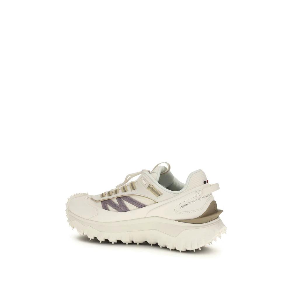 Moncler Sample Sale Moncler White Calf Leather Bos Taurus Athletic Sneakers - | Designer outlet