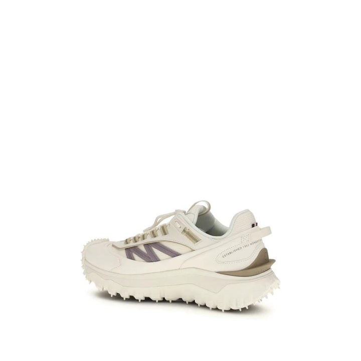 Moncler Sample Sale Moncler White Calf Leather Bos Taurus Athletic Sneakers - | Designer outlet