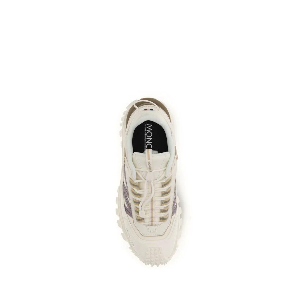 Moncler Sample Sale Moncler White Calf Leather Bos Taurus Athletic Sneakers - | Designer outlet