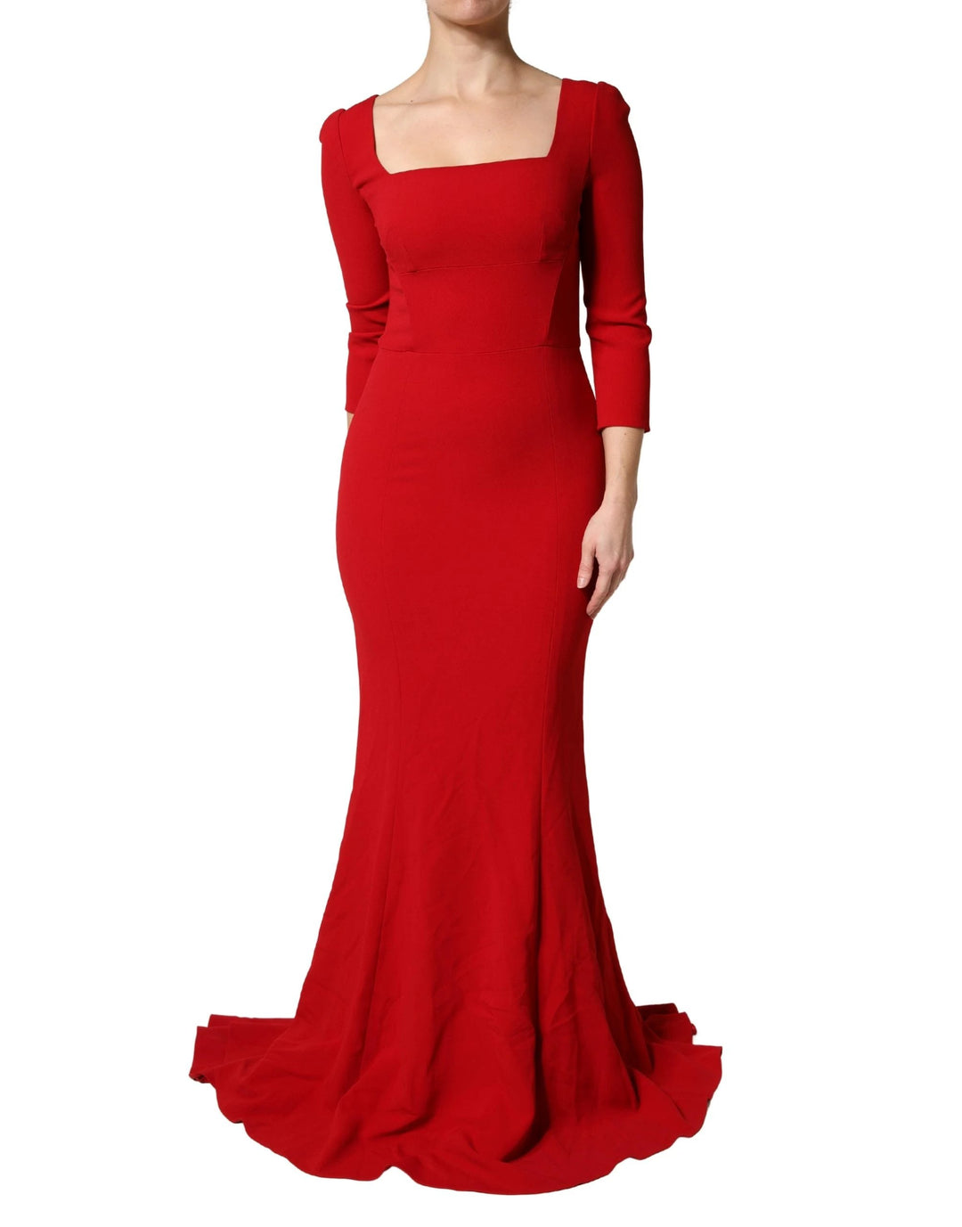 Dolce &amp; Gabbana Sample Sale Dolce &amp; Gabbana Red Viscose Sheath Bodycon Mermaid Dress - | Designer outlet
