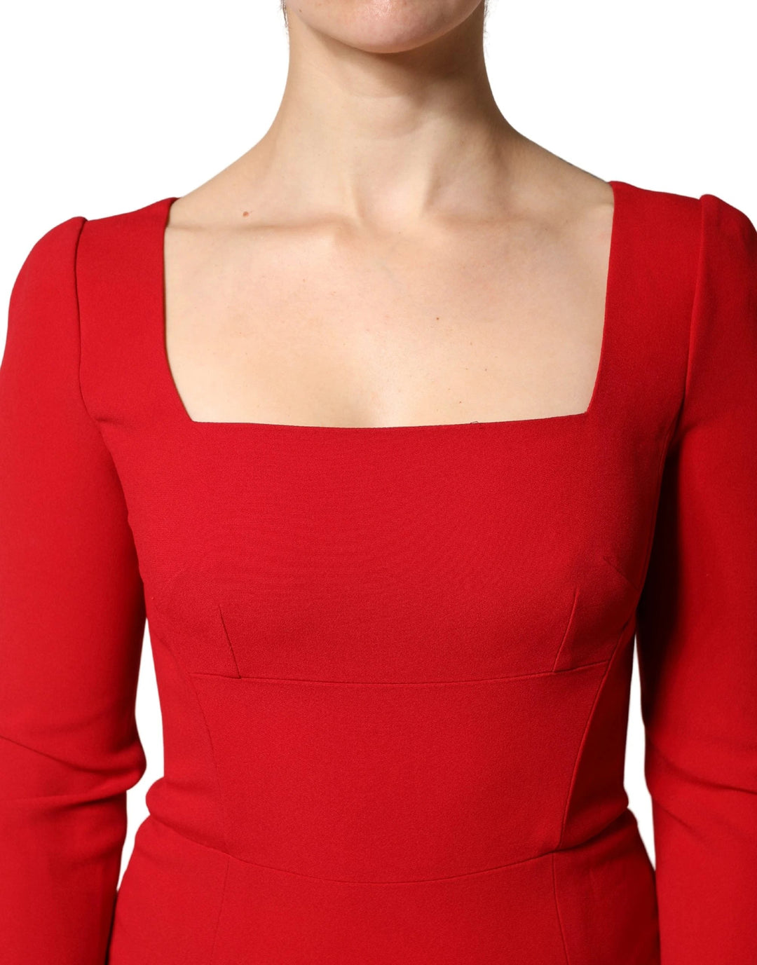 Dolce &amp; Gabbana Sample Sale Dolce &amp; Gabbana Red Viscose Sheath Bodycon Mermaid Dress - | Designer outlet