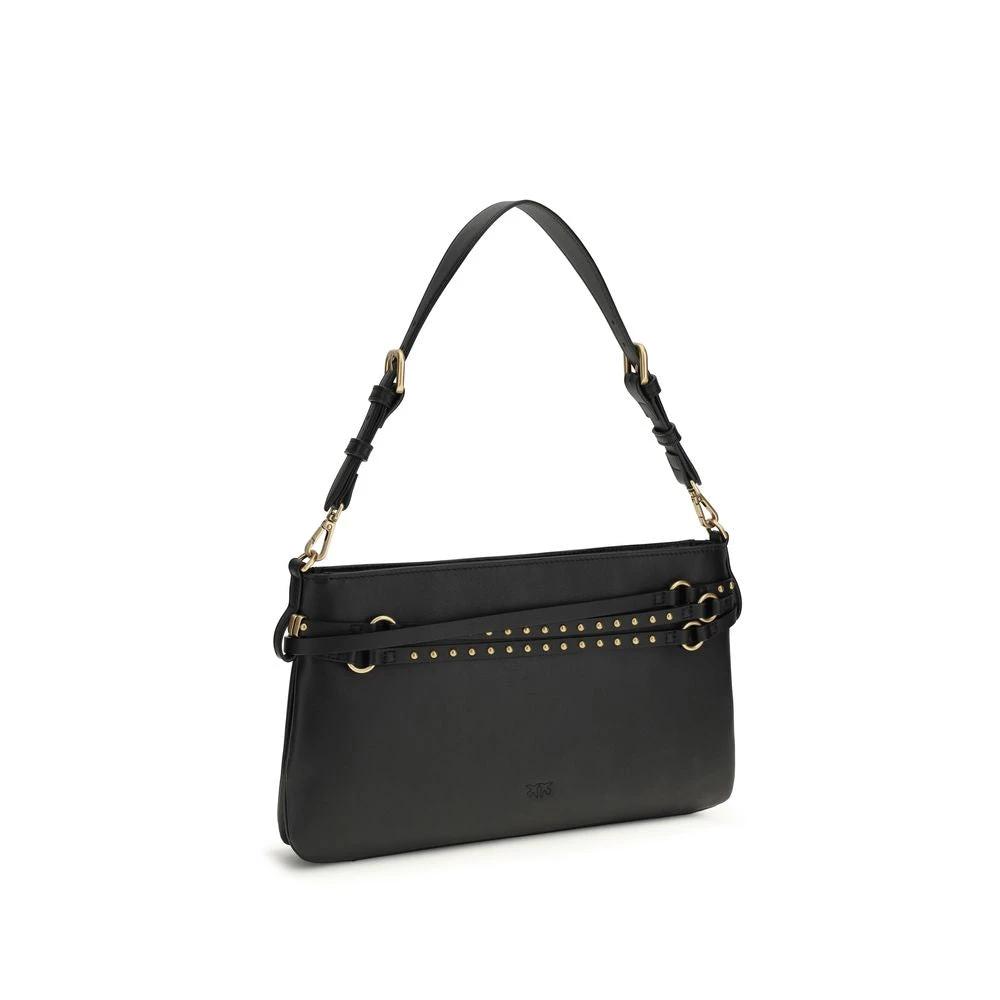 PINKO Sample Sale PINKO Black Calf Leather Bos Taurus Shoulder Bag - | Designer outlet