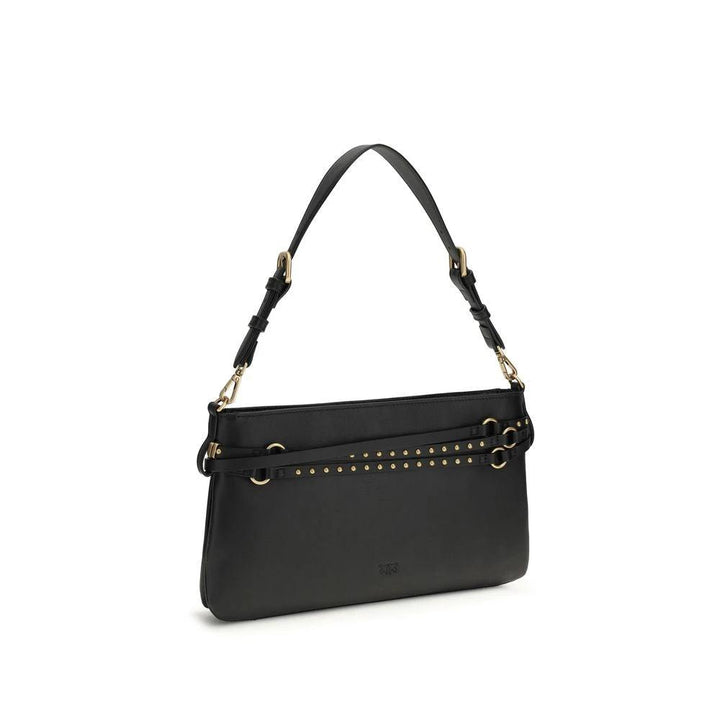 PINKO Sample Sale PINKO Black Calf Leather Bos Taurus Shoulder Bag - | Designer outlet