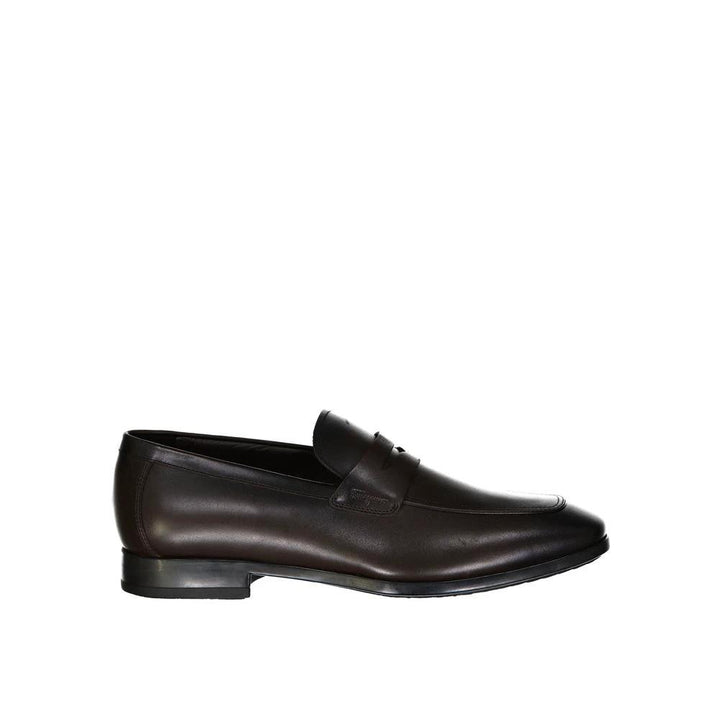 Salvatore Ferragamo Sample Sale Salvatore Ferragamo Brown Leather Slip-On Loafers - | Designer outlet