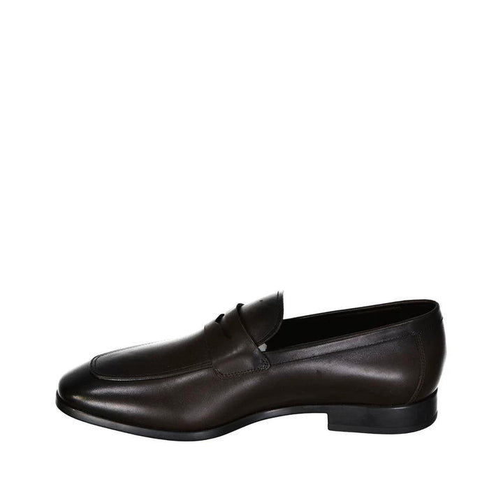 Salvatore Ferragamo Sample Sale Salvatore Ferragamo Brown Leather Slip-On Loafers - | Designer outlet