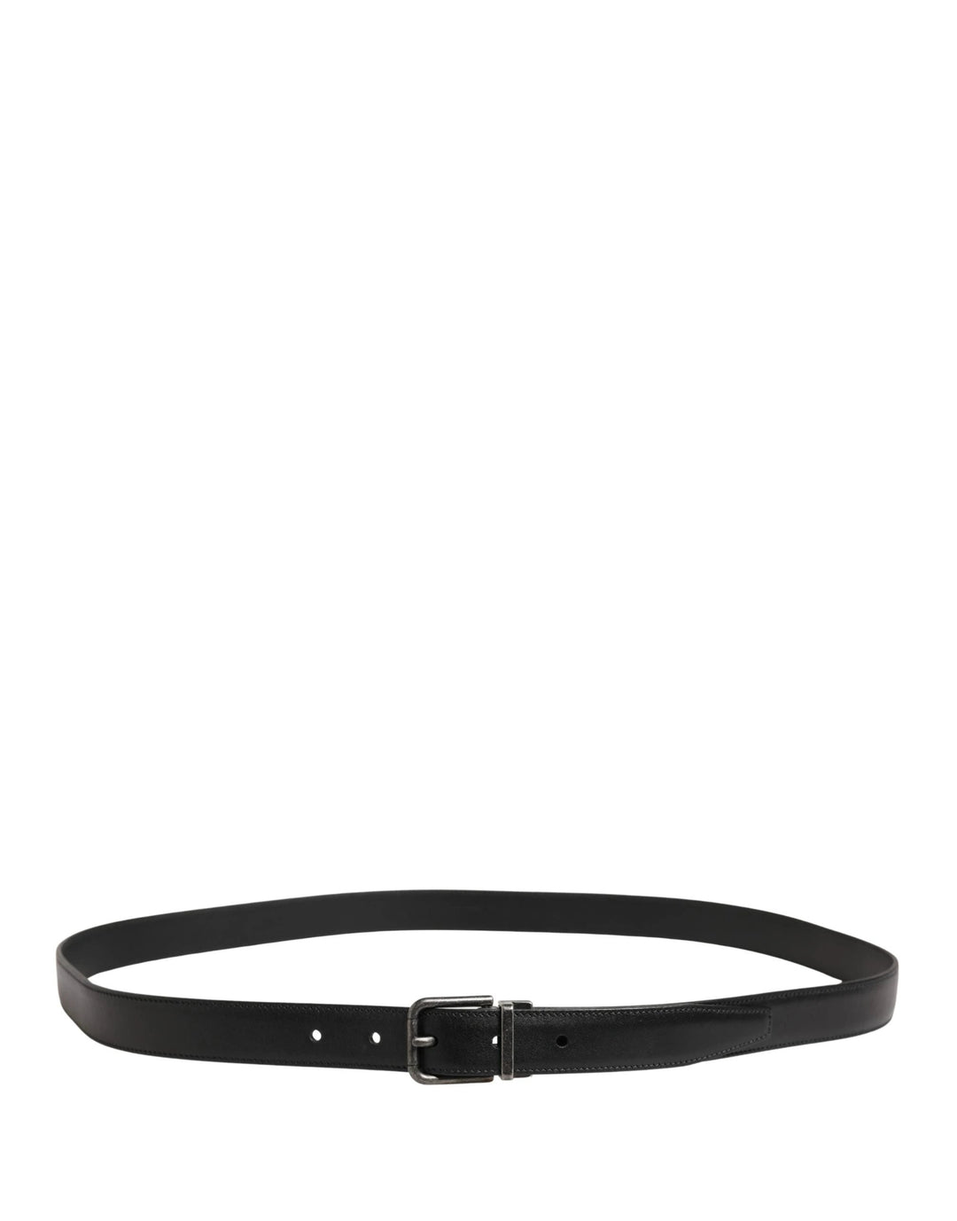 Dolce &amp; Gabbana Sample Sale Dolce &amp; Gabbana Men Black Classic Leather Metal Buckle Belt - | Designer outlet