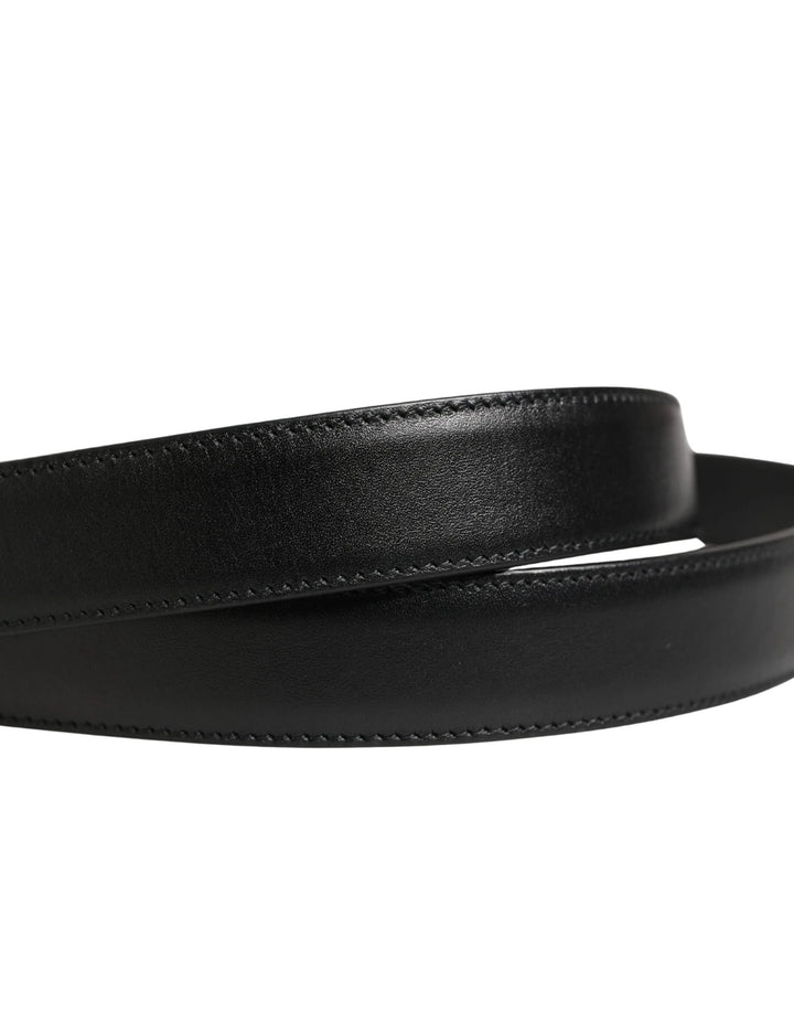 Dolce &amp; Gabbana Sample Sale Dolce &amp; Gabbana Men Black Classic Leather Metal Buckle Belt - | Designer outlet