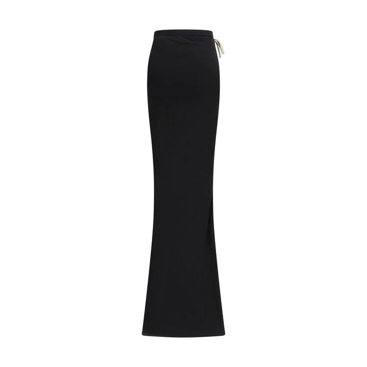 Moncler x Rick Owens Sample Sale Moncler x Rick Owens Black Cotton Long Skirt - | Designer outlet