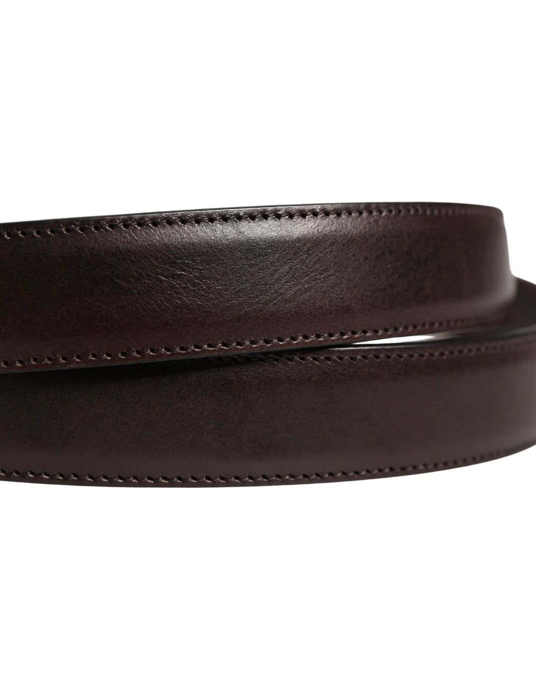Dolce &amp; Gabbana Sample Sale Dolce &amp; Gabbana Men Brown Classic Leather Metal Buckle Belt - | Designer outlet