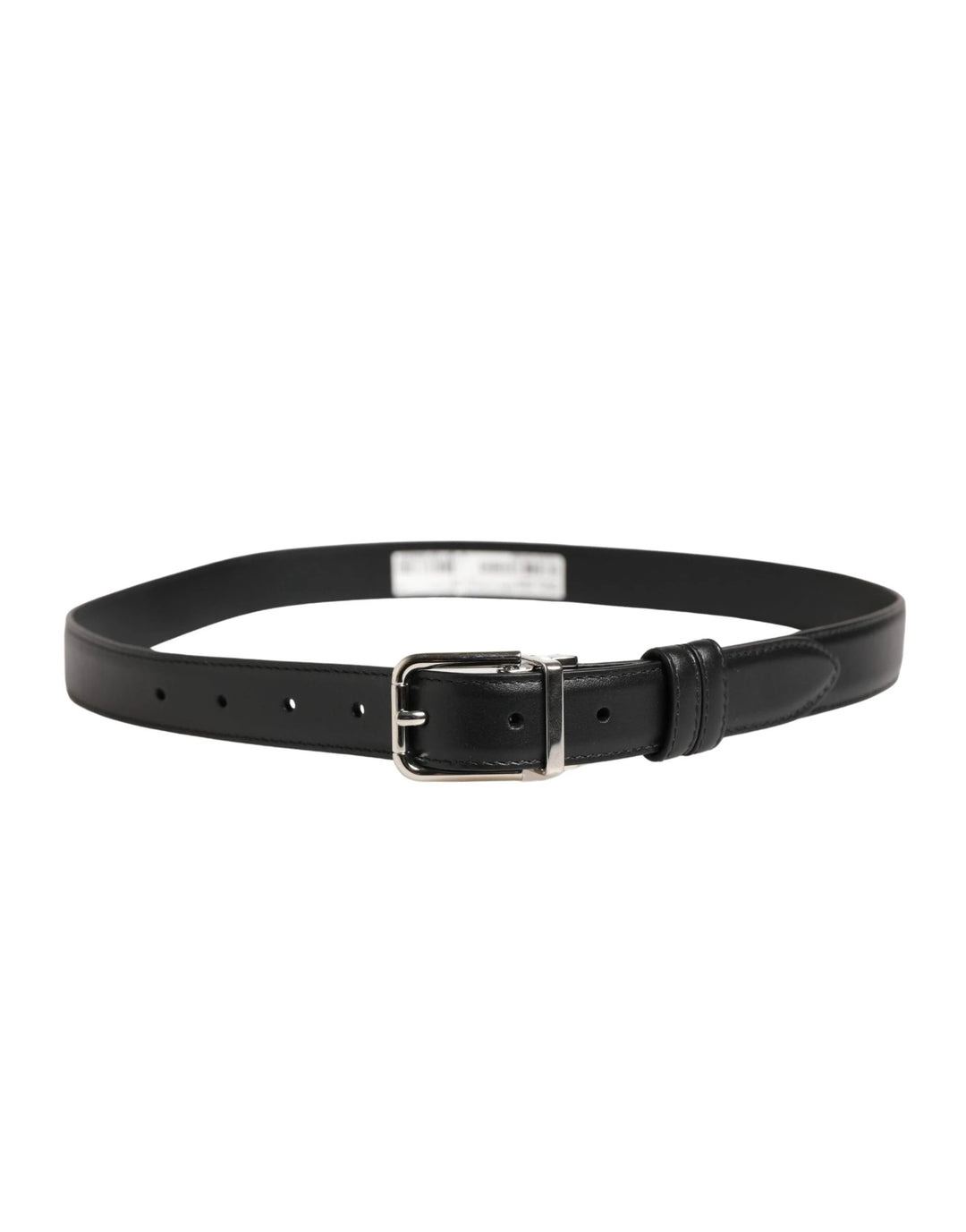 Dolce &amp; Gabbana Sample Sale Dolce &amp; Gabbana Men Black Classic Leather Metal Buckle Belt - | Designer outlet