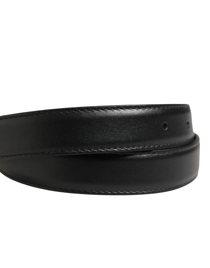 Dolce &amp; Gabbana Sample Sale Dolce &amp; Gabbana Men Black Classic Leather Metal Buckle Belt - | Designer outlet