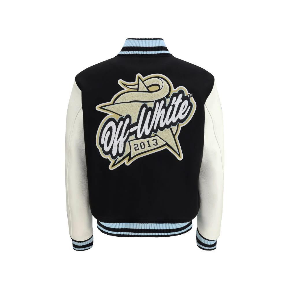 Off-White Sample Sale Off-White Black Wool Bomber - | Designer outlet