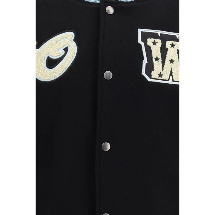 Off-White Sample Sale Off-White Black Wool Bomber - | Designer outlet