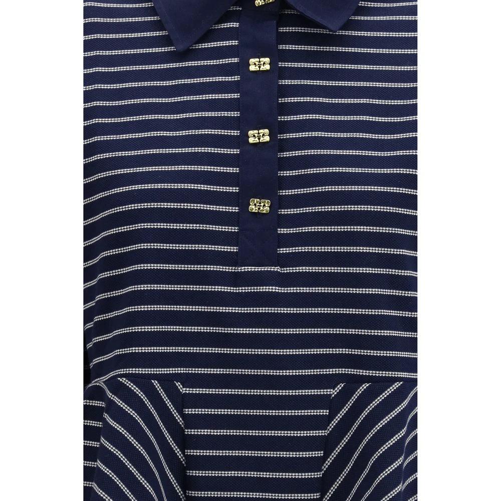 Ganni Sample Sale Ganni Blue Cotton Polo Shirt - | Designer outlet